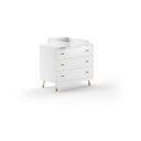 Comodă de copii albă cu masă de schimbat 100x100x74 cm Billy – Vipack