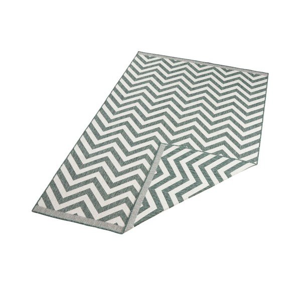 Covor cu 2 fețe Bougari Twin Supreme Mismo, 290 x 200 cm, verde-crem-image-1