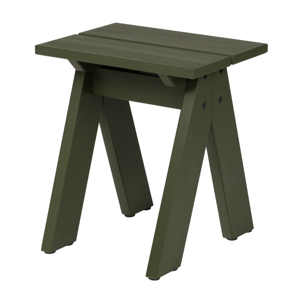 Scaun de grădină verde din lemn masiv Navo – noo.ma