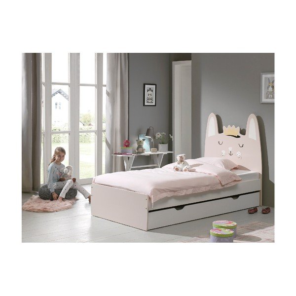Pat pentru copii Vipack Rabbit, 90 x 200 cm-image-3