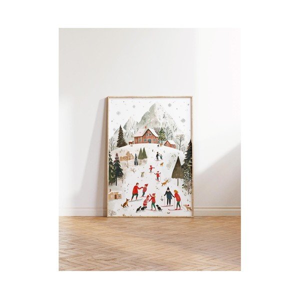 Tablou cu ramă imprimat 30x40 cm – Wallity-image-1