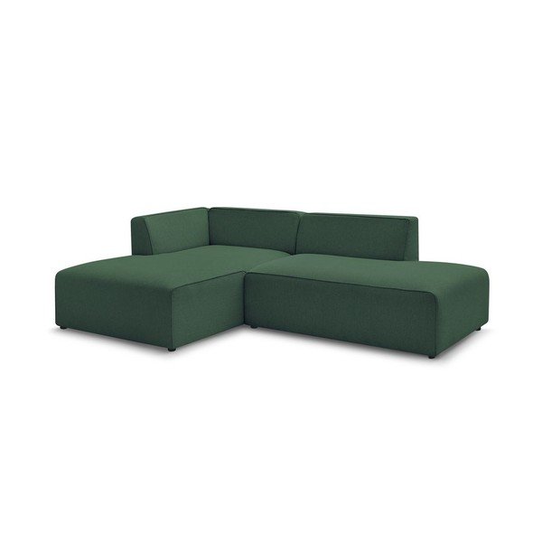 Colțar modular verde (cu colț pe partea stângă/în formă de ”L”) Megeve – Bobochic Paris-image-3