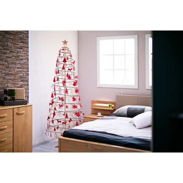 Steluță din lemn pentru brad de Crăciun Spira Large-image-3