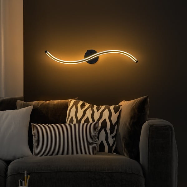 Aplică de perete neagră LED Yilan – Opviq lights-image-4