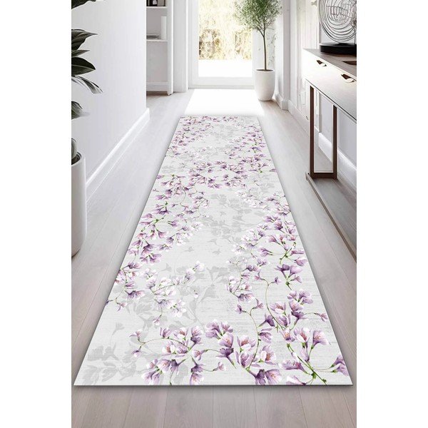 Covor tip traversă lavabil 80x300 cm Magnolia – Vitaus-image-1