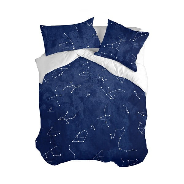 Husă din bumbac pentru pilotă Blanc Cosmos, 140 x 200 cm-image-3