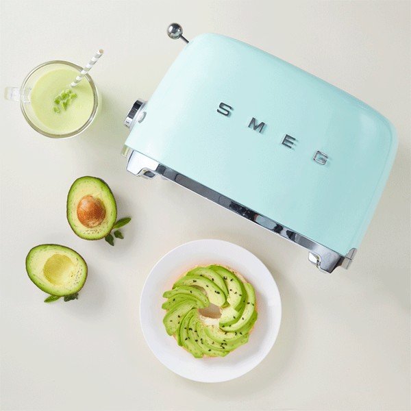 Prăjitor de pâine verde deschis Retro Style – SMEG-image-2
