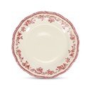 Farfurie burgundy/fildeș pentru desert  din porțelan ø 21,5 cm Cyril – S|P Collection