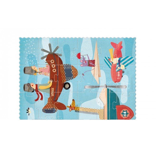 Puzzle Londji Cursa printre nori-image-3