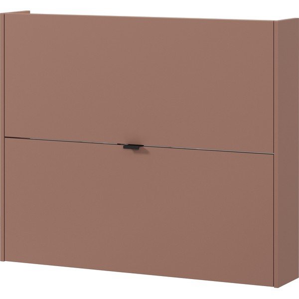 Pantofar maro cu deschidere înclinată/suspendat cu aspect de lemn de stejar 100x83x18 cm Ameca – Germania