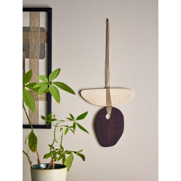 Decorațiune de perete din lemn 30,5x33 cm Yoki – Bloomingville-image-1