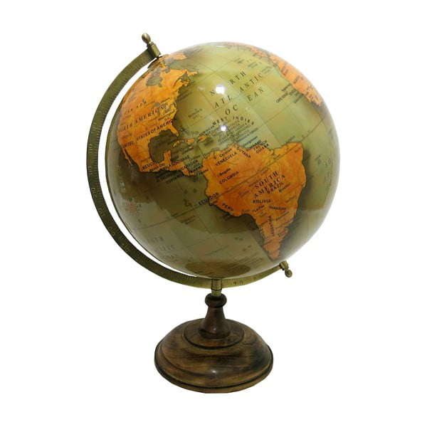 Glob decorativ din lemn și plastic Antic Line Globe, ø 30 cm