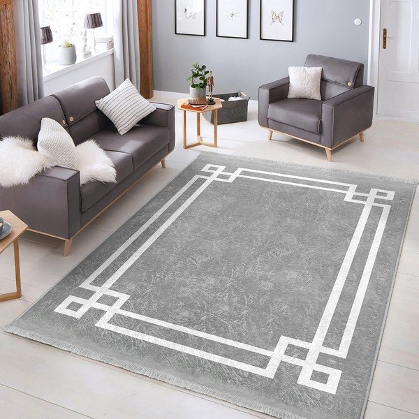 Covor gri 160x230 cm – Mila Home-image-3