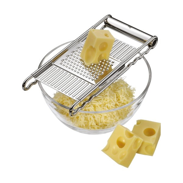 Răzătoare din oțel inoxidabil cu 4 accesorii interschimbabile WMF Cromargan® Gourmet-image-1