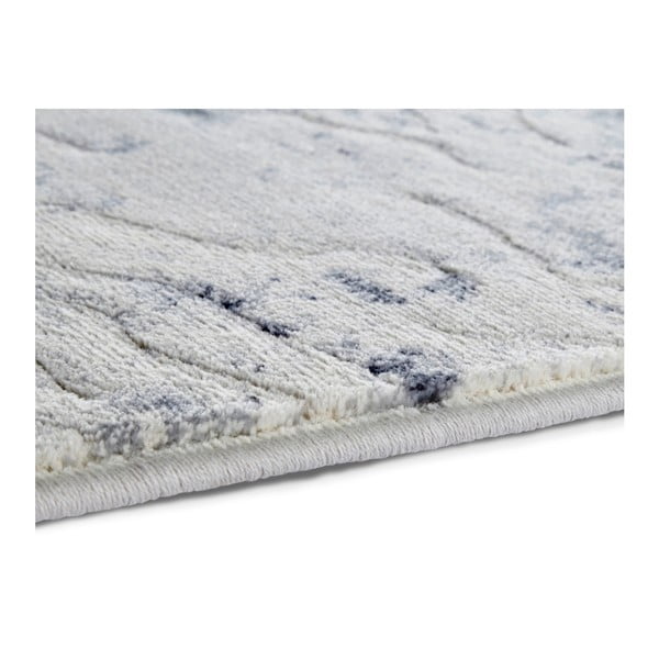 Covor Elle Decoration Arty Fontaine, 80 x 150 cm, crem - albastru deschis-image-2