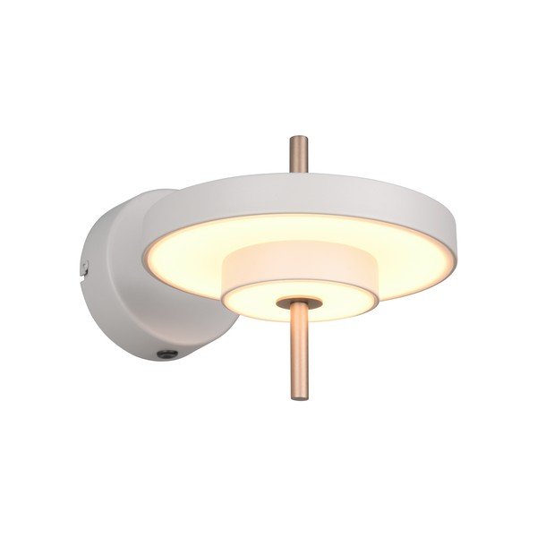 Aplică de perete fildeș LED cu structură flexibilă/cu intensitate reglabilă ø 20 cm Keaton – Trio