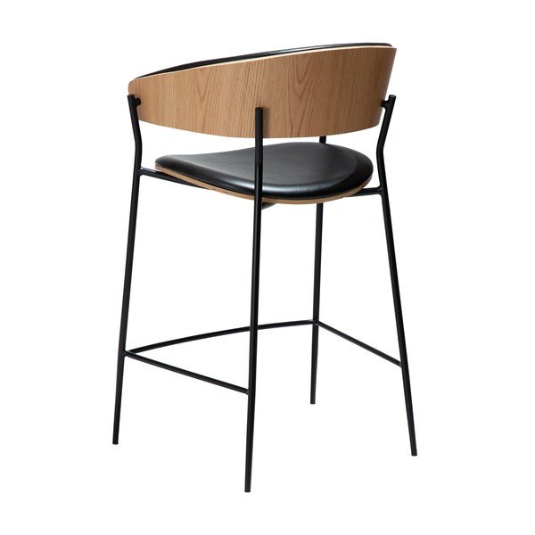 Scaun de bar negru (înălțime șezut 63,5 cm) Crib – DAN-FORM Denmark-image-3