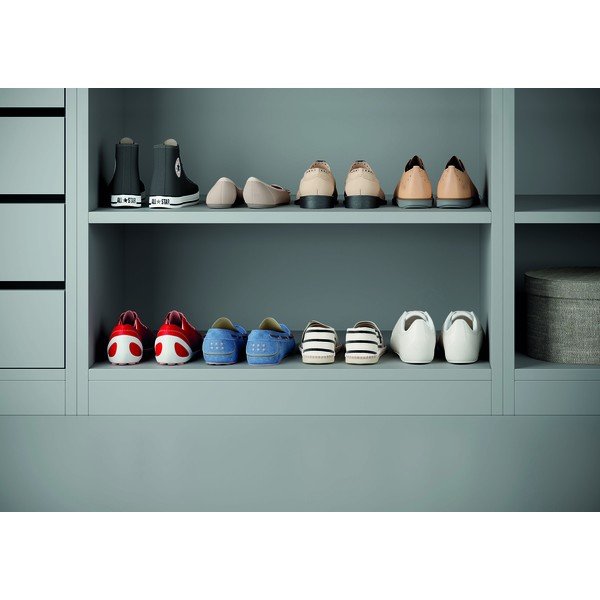 Set 2 suporturi pentru pantofi din oțel inoxidabil Metaltex Cipok, alb-image-3