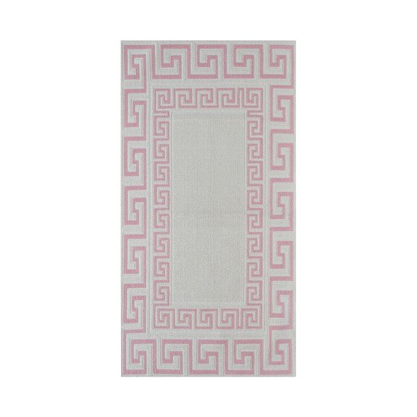 Covor rezistent Vitaus Versace Pudra, 80 x 300 cm, roz-image-2