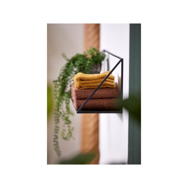 Prosop din bumbac froté Södahl Wood, 30 x 30 cm, roșu - maro-image-4