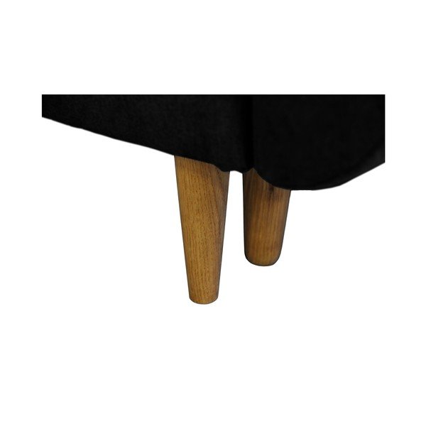 Canapea extensibilă cu 3 locuri Cosmopolitan design Barcelona, negru-image-3