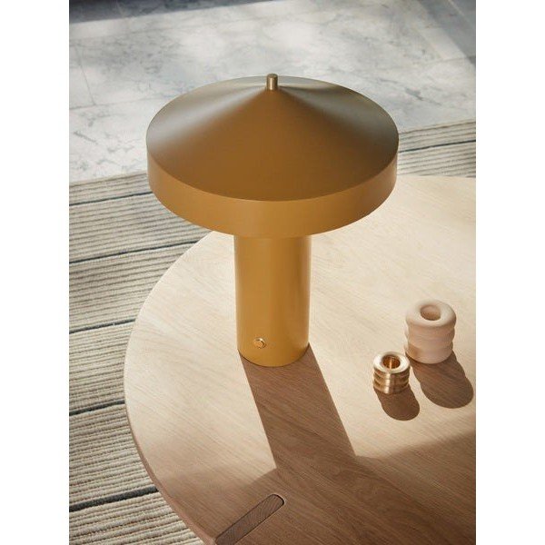 Veioză galben ocru din metal (înălțime 41 cm) Hatto – OYOY Living Design-image-2