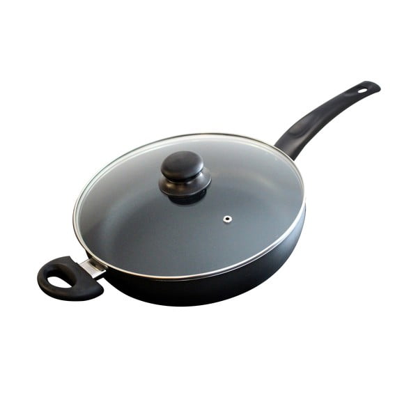 Tigaie din aluminiu cu capac din sticlă ELO, ø 28 cm-image-2