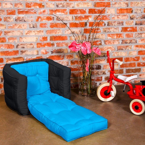 Fotoliu pentru copii Karup Baby Dice Horizon Blue/Gray-image-4
