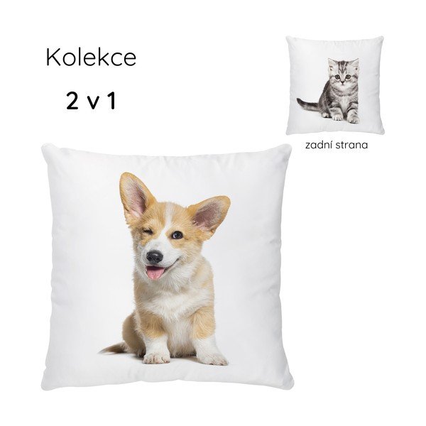 Pernă pentru copii din bumbac satinat 45x45 cm The Cutest Ones – Butter Kings-image-3