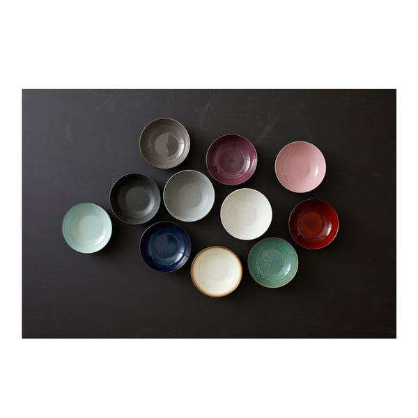 Bol mic negru/albastru din gresie 1 l Gastro Dark Blue/Black – Bitz-image-1