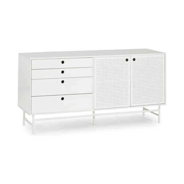 Comodă Teulat Punto, lungime 150 cm, alb-image-3