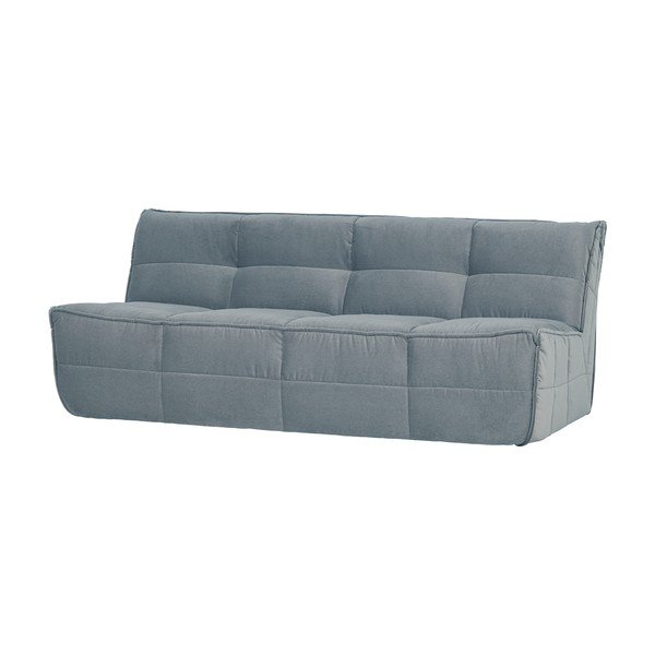 Canapea albastră cu tapițerie din catifea 204 cm Cluster – vtwonen-image-2