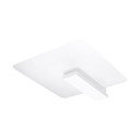 Plafonieră albă cu abajur din sticlă 40x47.5 cm Parola – Sollux