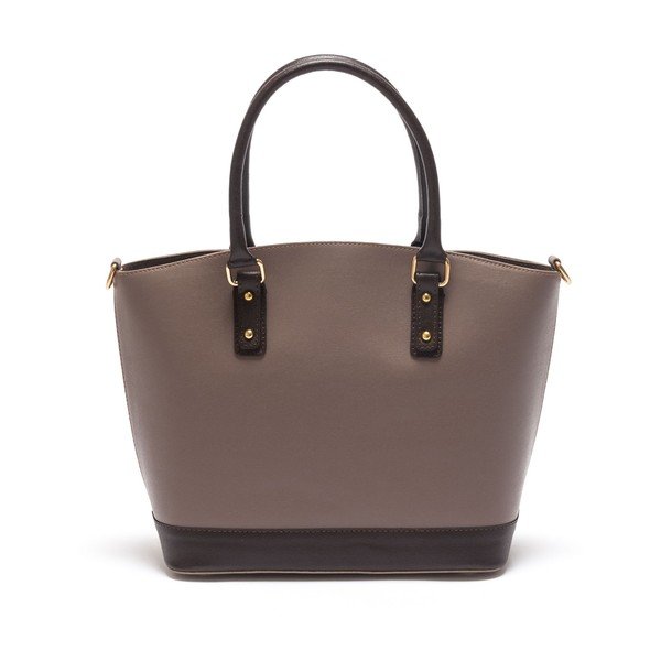 Geantă din piele Isabella Rhea no. 464, gri cu maro -image-2