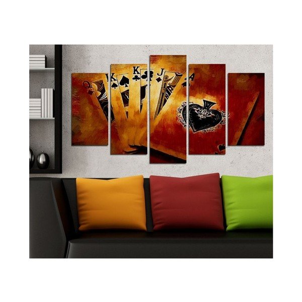 Tablou din mai multe piese 3D Art Ganilo, 102 x 60 cm-image-1