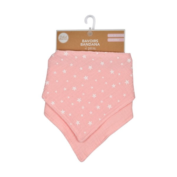 Bavete roz 2 buc. din muselină – Bébé Douceur-image-3