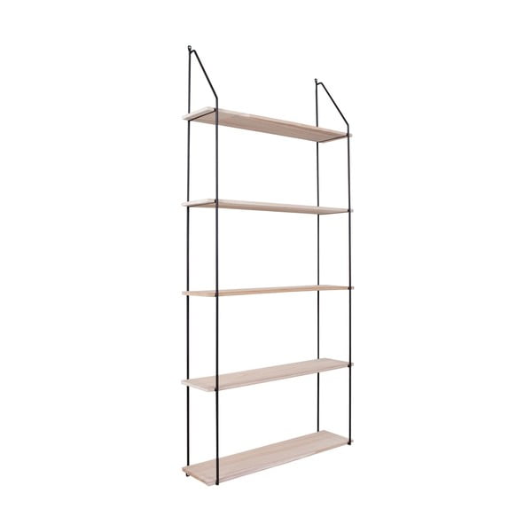 Raft din lemn masiv negru pavlovnia Eindhoven - House Nordic-image-1