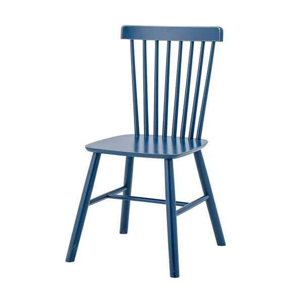 Scaune de dining albastre 2 buc. din lemn de arbore de cauciuc Mill – Bloomingville-image-3