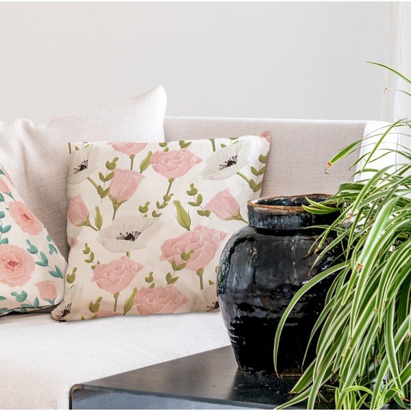 Față de pernă 45x45 cm Soft Roses – Butter Kings-image-1