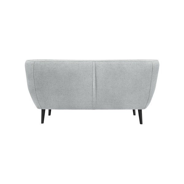 Canapea Mazzini Sofas Piemont, gri deschis, 158 cm-image-4