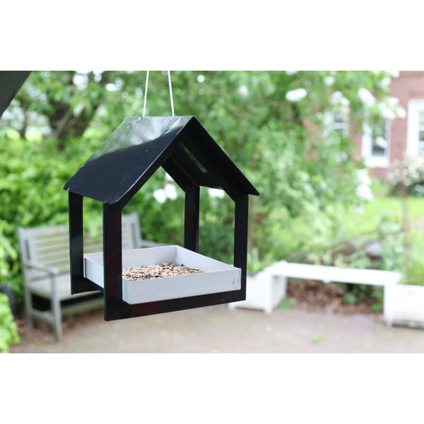 Căsuță pentru păsări Esschert Design, gri antracit-image-4