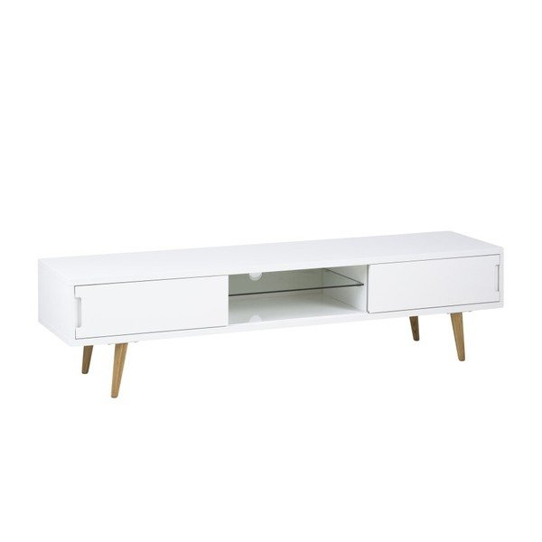 Masă TV Actona Elise, 180 x 46 cm, alb-image-2