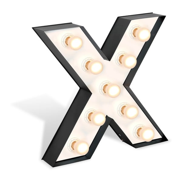 Decorațiune luminoasă în formă de literă Glimte Lamp Floor X