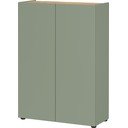 Dulap verde salvie cu aspect de lemn de stejar 74x105x33 cm Alviano – Germania