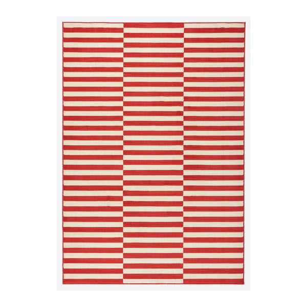 Covor Hanse Home Gloria Panel, 120x170 cm, roșu-alb