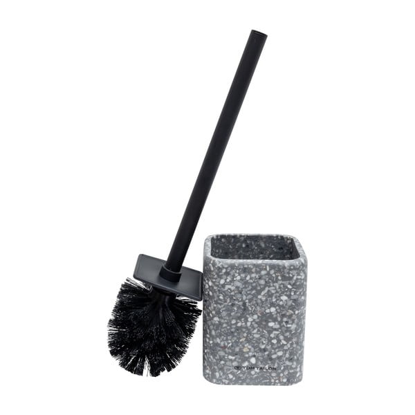 Perie de WC gri din polirășină Tom Tailor T-Terrazzo – Wenko-image-3