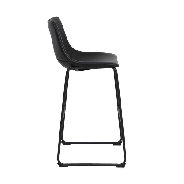 Scaun de bar negru 99 cm Jeddo – Light & Living-image-4