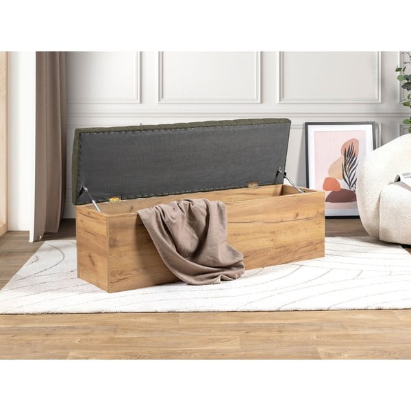 Bancă verde/în culoare naturală Oceane – Bobochic Paris-image-3