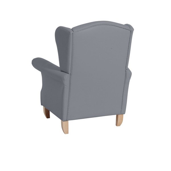 Fotoliu din imitație de piele Max Winzer Verita Leather, gri-image-3