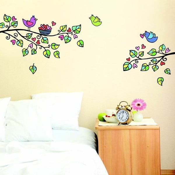 Set autocolante Fanastick Birds And Hearts-image-1